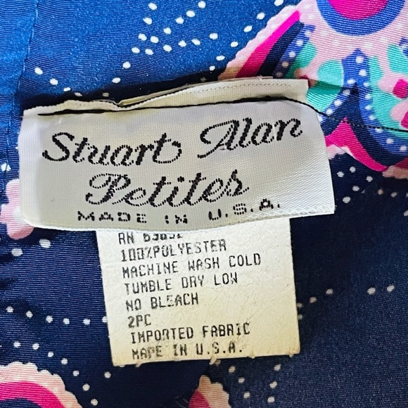 Stuart Allen Vintage 2 Piece Pleated Skirt Set - Picture 5 of 11